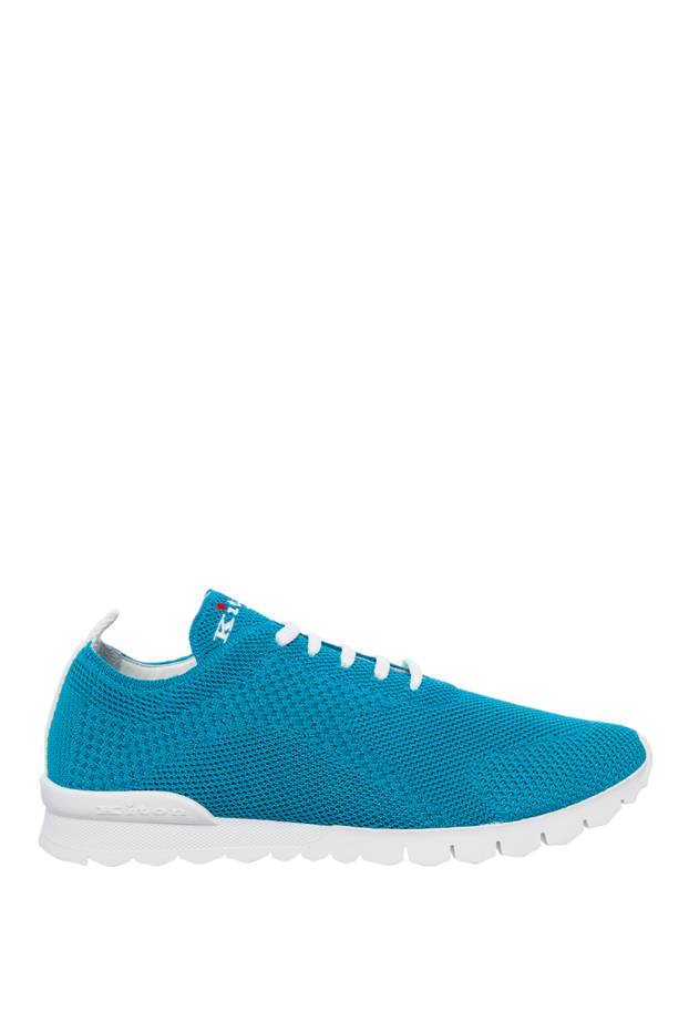 Kiton man blue cotton sneakers for men 161297 - photo 1