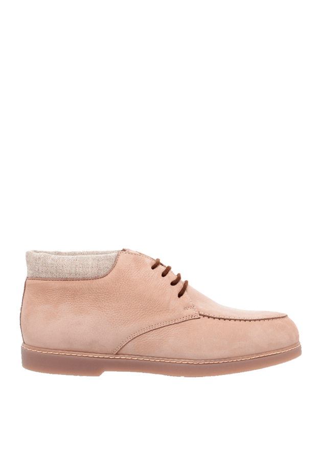 Doucal`s beige nubuck desert boots for men 161317 - photo 1