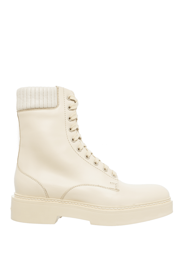 Santoni woman white leather boots for women buy with prices and photos 161412 - photo 1