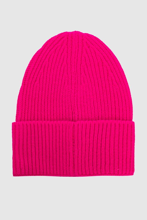 MSGM bright pink women's hat with black logo 161428 - photo 3