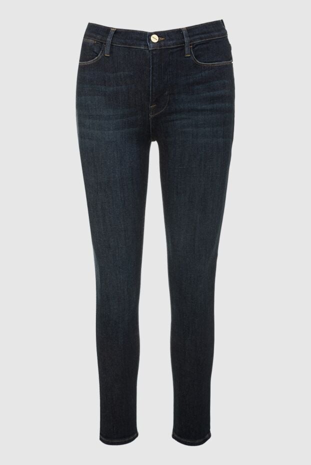 Frame women's dark blue skinny jeans in classic cut 161477 - photo 1