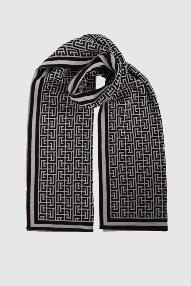 Balmain жіночі шарф з вовни чорний жіночий купити фото з цінами 161492 - фото 1