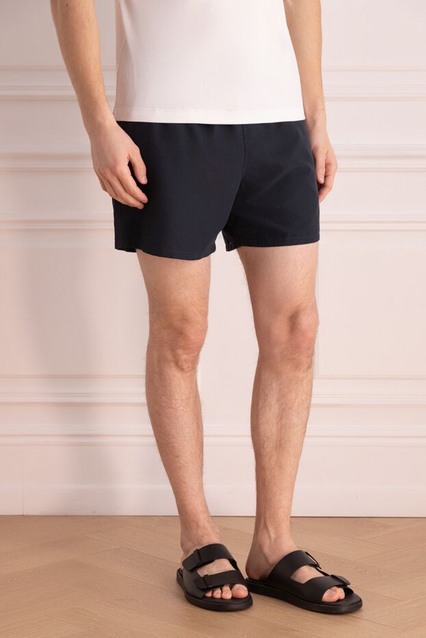 Loro Piana blue polyester beach shorts for men 161523 - photo 3