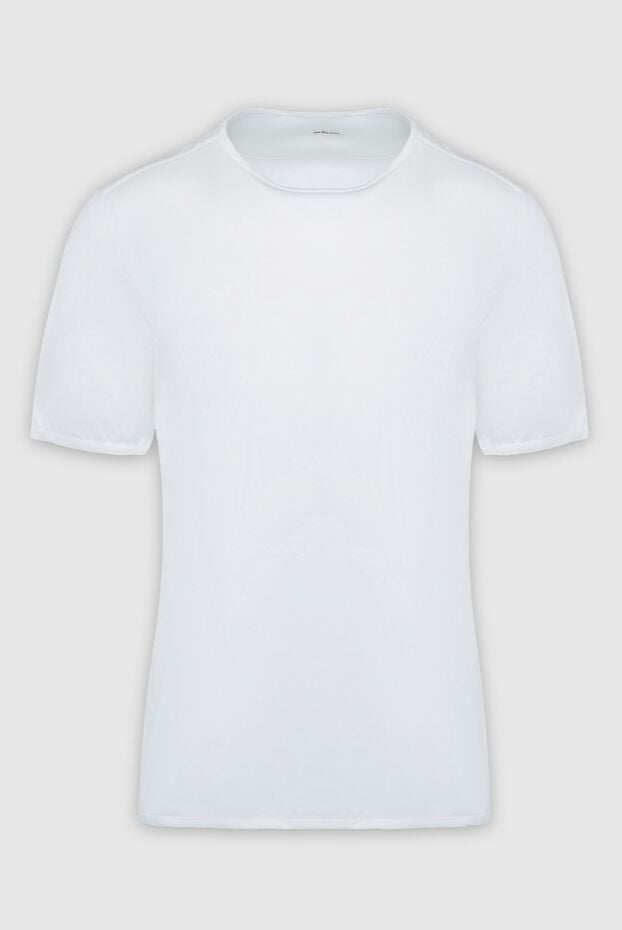 Kiton men's white ultra soft jersey crew neck t-shirt 161529 - photo 1