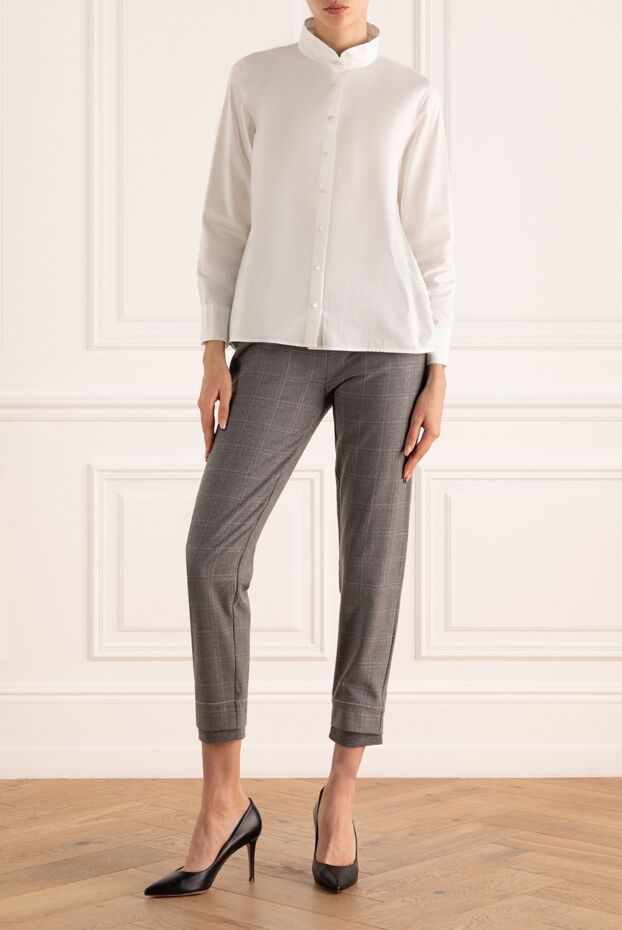 D.Exterior woman gray wool trousers for women buy with prices and photos 161740 - photo 2