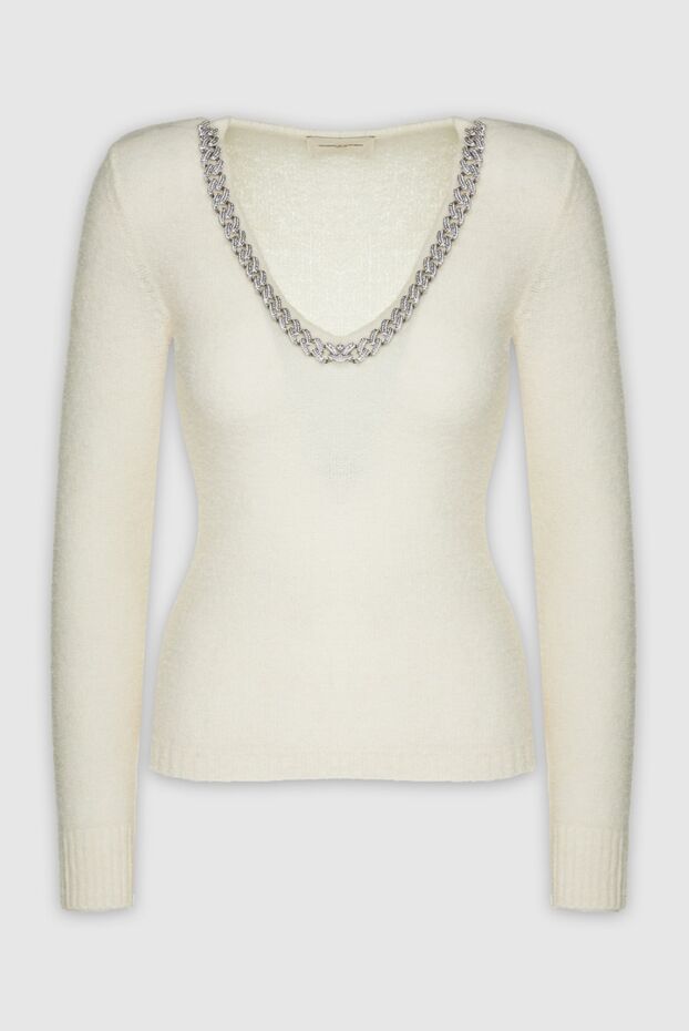 Giuseppe Di Morabito woman white wool and polyamide jumper for women buy with prices and photos 161801 - photo 1