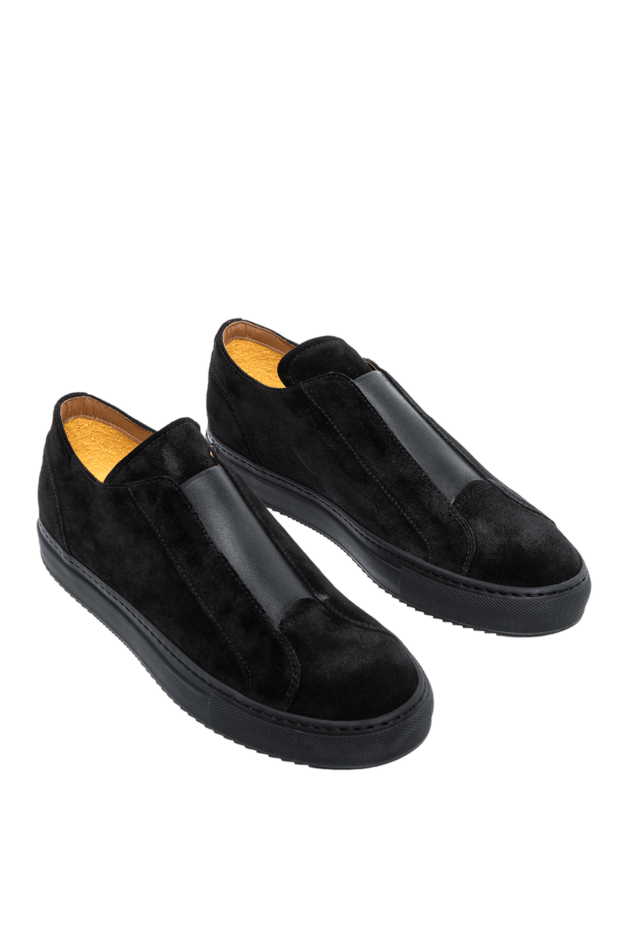 Doucal`s suede slip-ons with elastic insert and soft fit 161847 - photo 3