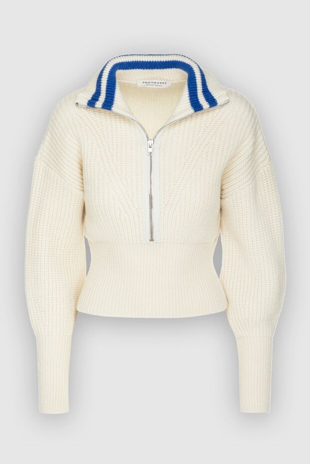 Philosophy di Lorenzo Serafini woman white woolen cardigan for women buy with prices and photos 161859 - photo 1