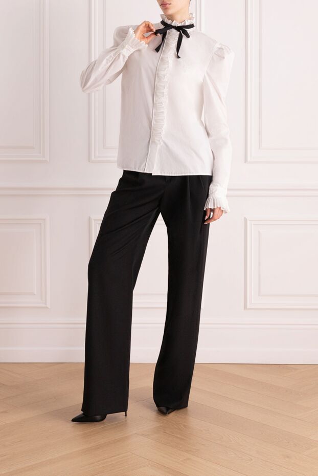 Philosophy di Lorenzo Serafini woman white cotton blouse for women buy with prices and photos 161870 - photo 2