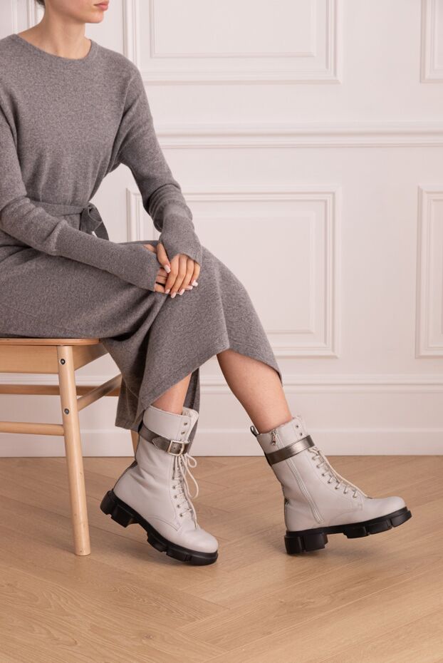 Panicale woman gray leather boots for women buy with prices and photos 161909 - photo 2