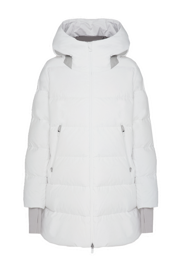 Herno white quilted down jacket with an extended back and a zipper 161965 - photo 1