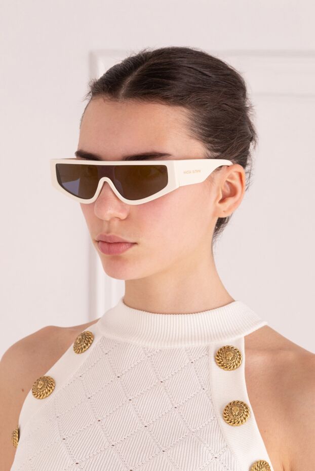 Linda Farrow жіночі окуляри для захисту від сонця білі жіночі купити фото з цінами 161992 - фото 2