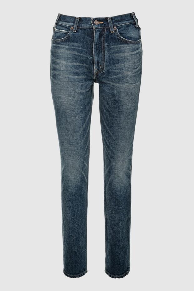 Celine women's blue jeans with mid-rise 162009 - photo 1