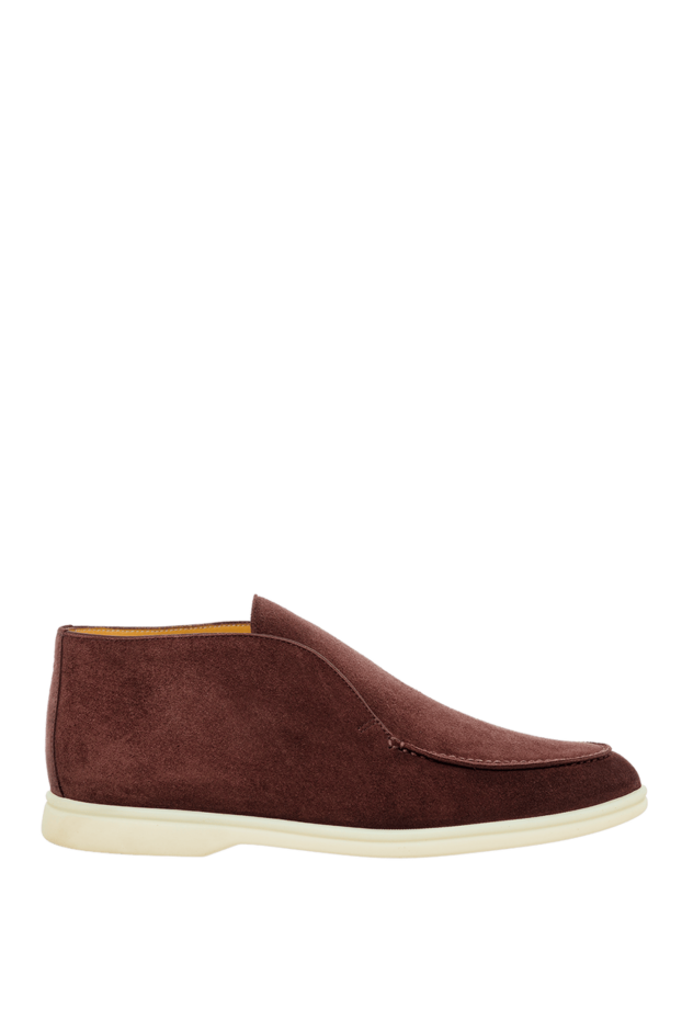 Loro Piana brown nubuck desert boots for men 162037 - photo 1
