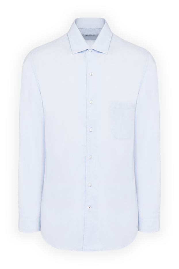 Loro Piana man blue cotton shirt for men 162120 - photo 1