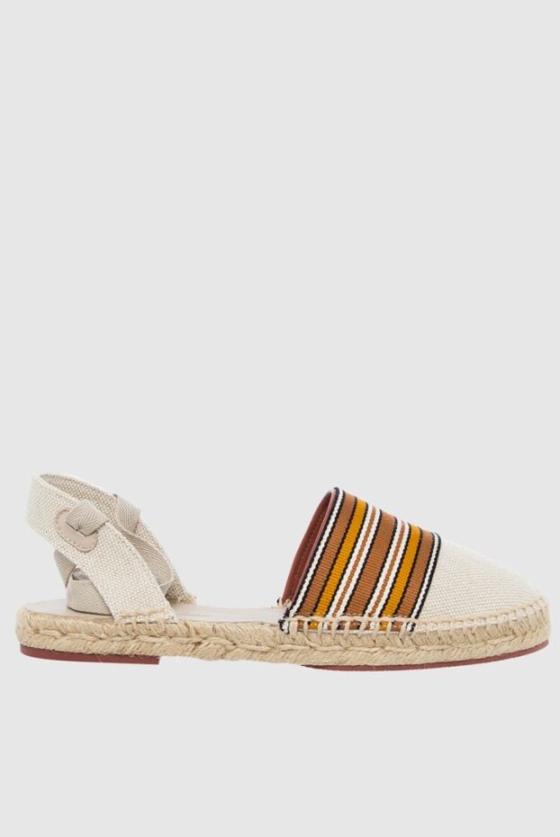 Loro Piana beige linen and cotton espadrilles for women 162145 - photo 1