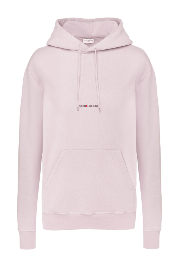 Saint Laurent hoodie made of cotton purple for women 162148 - photo 1
