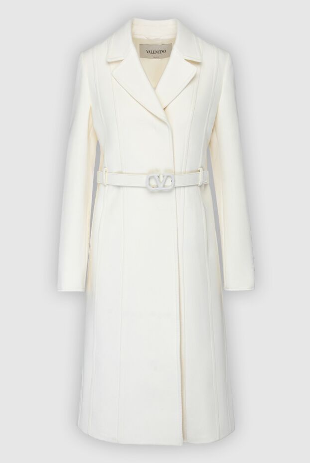 Valentino женские пальто из шерсти белое женское купить с ценами и фото 162162 - фото 1