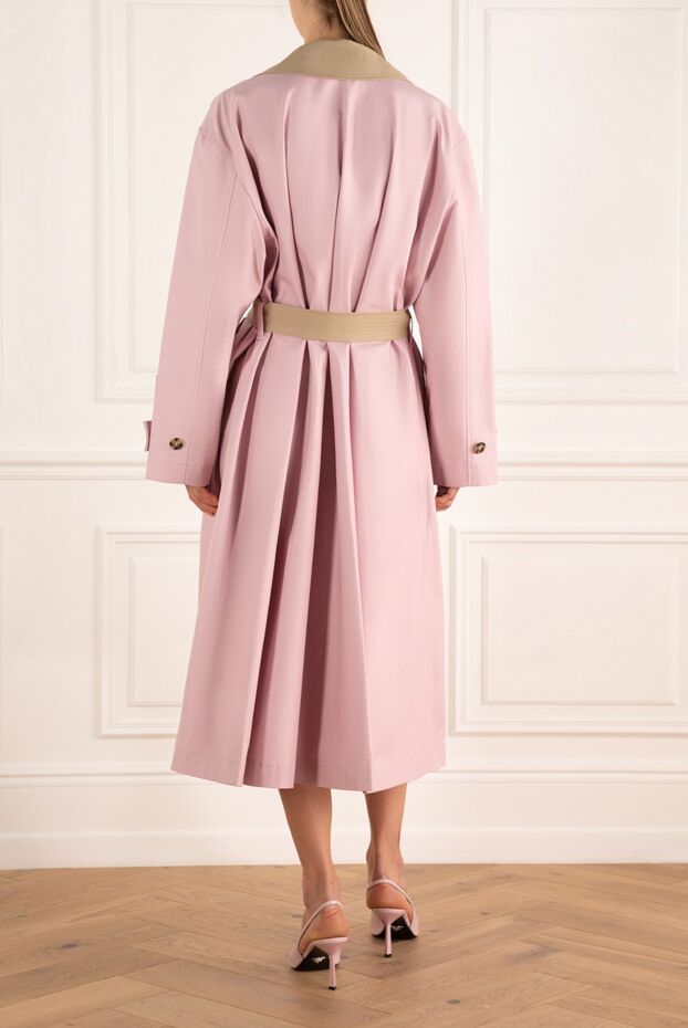 MSGM pink cotton raincoat for women 162288 - photo 3