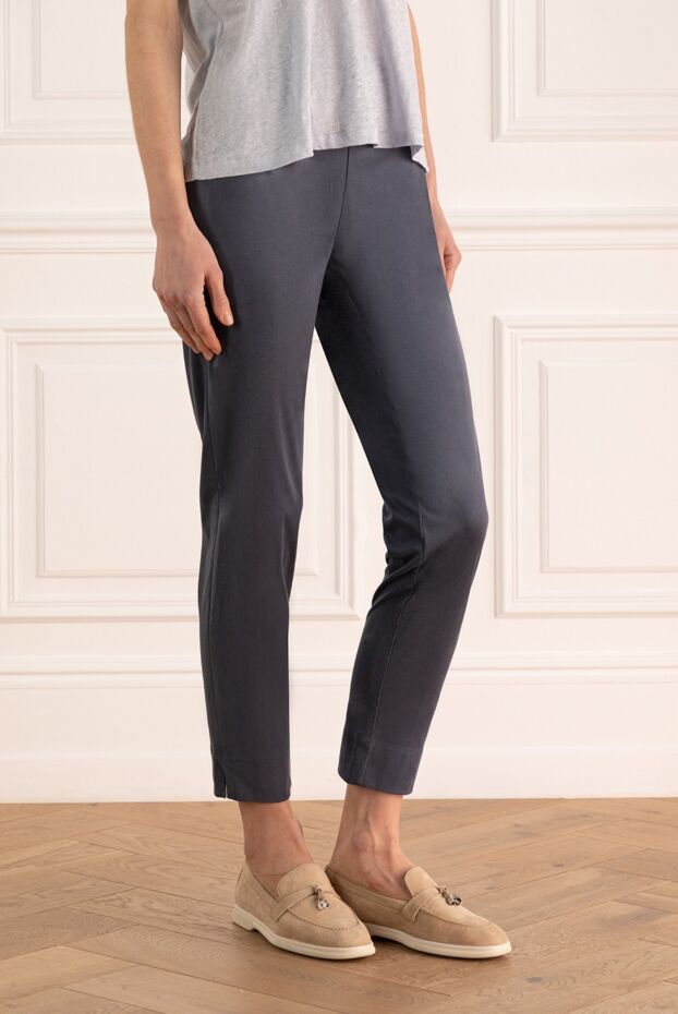 D.Exterior women's tailored pants blue 162332 - photo 3