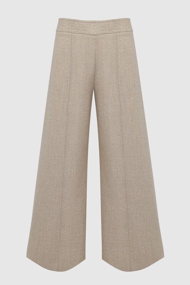 D.Exterior woman beige wool and polyester trousers for women buy with prices and photos 162339 - photo 1