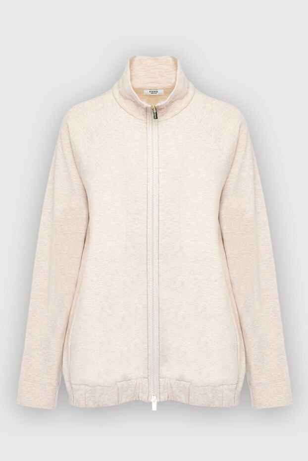 Peserico sweatshirt made of cotton and nylon beige for women 162437 - photo 1