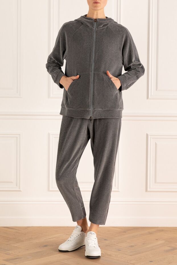 Cappellini woman women's wool suit, gray buy with prices and photos 162452 - photo 2