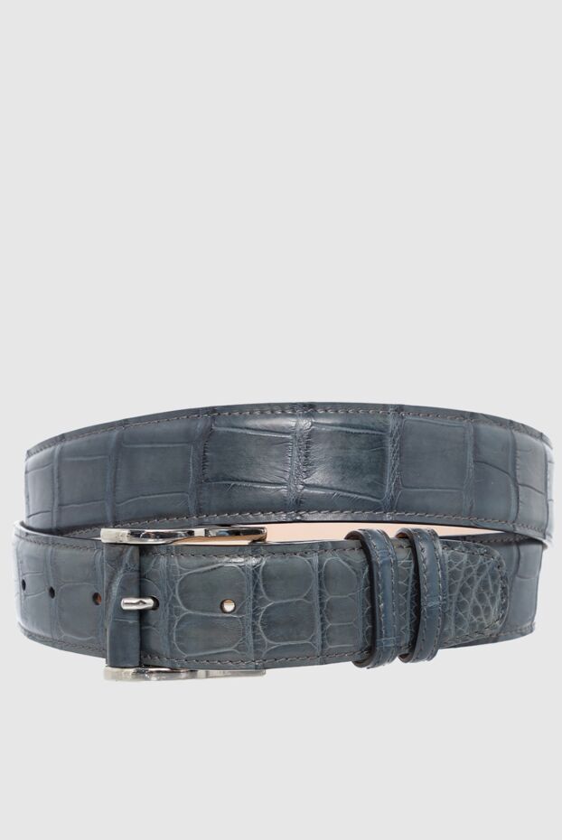 Cesare di Napoli man green crocodile leather belt for men buy with prices and photos 162503 - photo 1