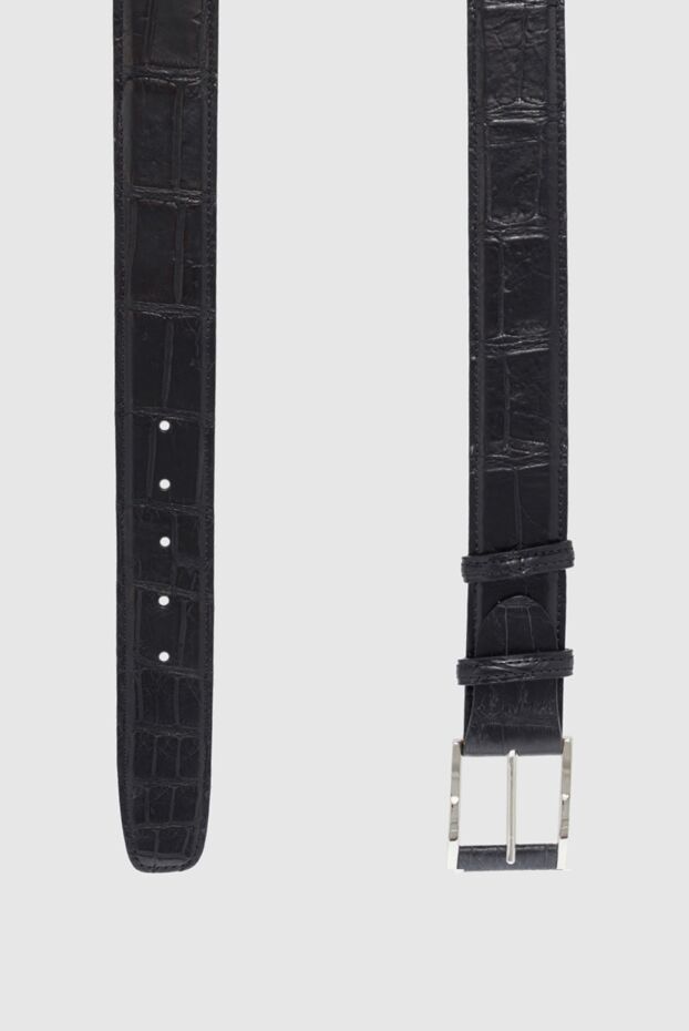Cesare di Napoli man black crocodile leather belt for men buy with prices and photos 162504 - photo 2