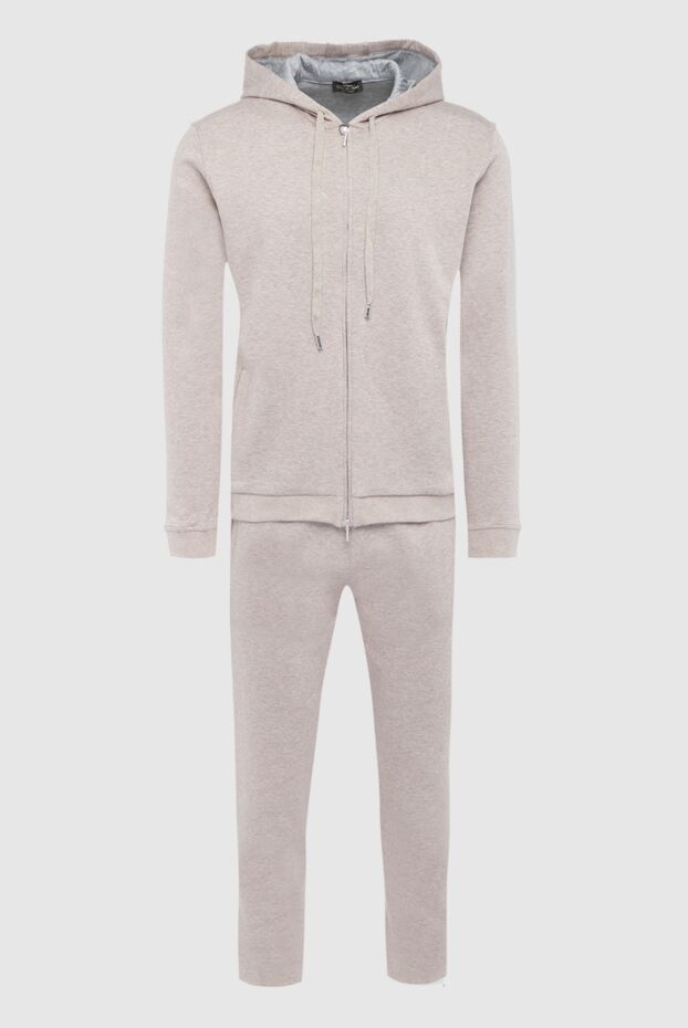 Cesare di Napoli man men's cotton sports suit, beige buy with prices and photos 162515 - photo 1