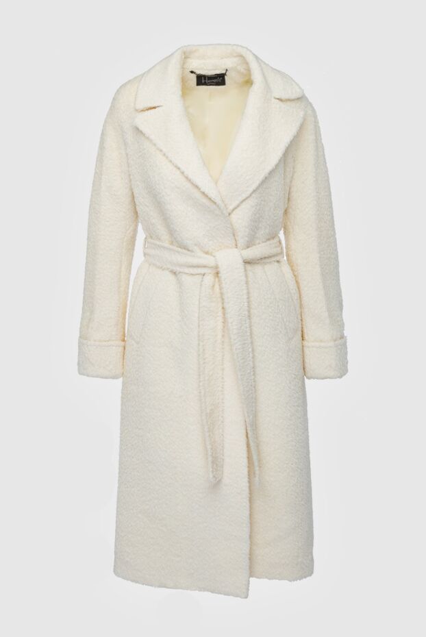 Heresis woman women's white alpaca and wool coat buy with prices and photos 162629 - photo 1