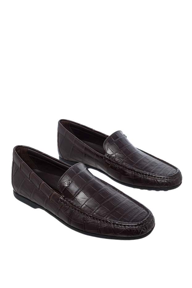 Stefano Ricci crocodile leather moccasins brown for men 162633 - photo 3