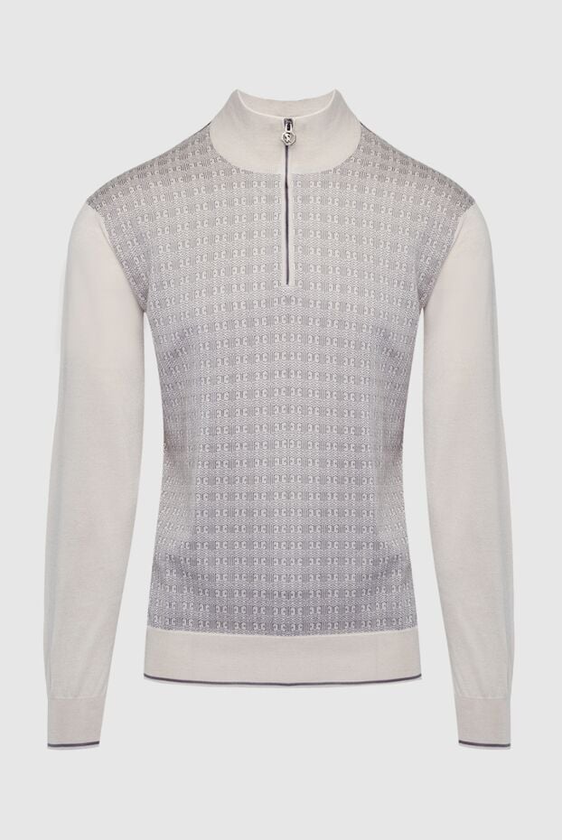 Stefano Ricci cashmere and silk beige tee for men 162653 - photo 1