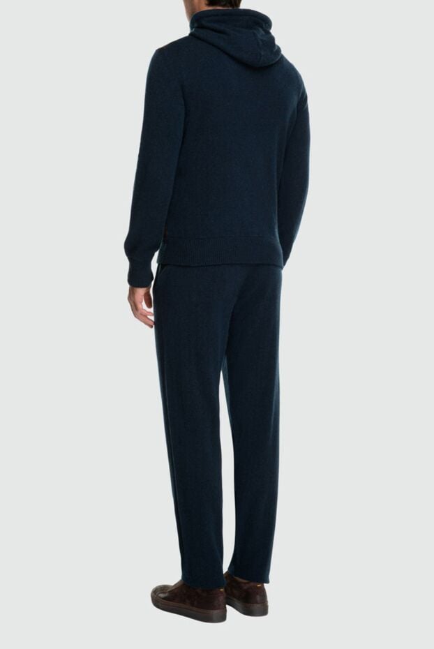 Cesare di Napoli men's sports suit made of wool, viscose and cashmere blue 162682 - photo 3