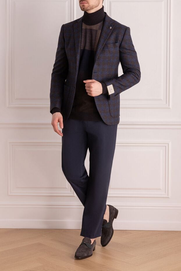 Lubiam structured jacket with contrasting pattern and neat lapels 162696 - photo 2