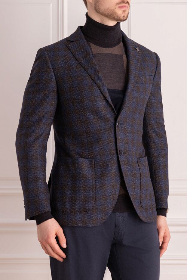 Lubiam structured jacket with contrasting pattern and neat lapels 162696 - photo 3