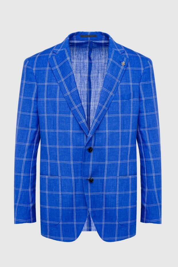 Lubiam мужские пиджак синий мужской купить с ценами и фото 162738 - фото 1