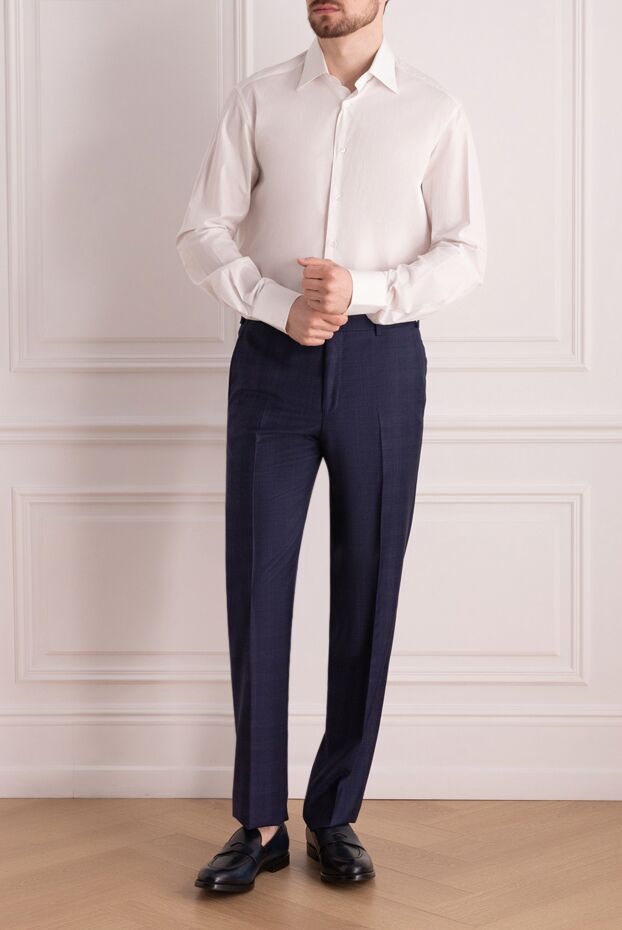 Stefano Ricci white shirt made of natural cotton with a classic collar 162792 - photo 2