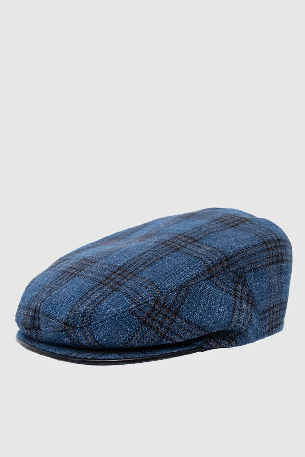 Stefano Ricci blue men's wool, cashmere and linen cap 162804 - photo 3