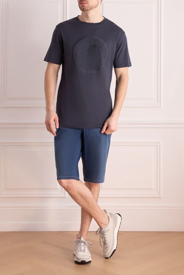 T-shirt made of cotton and modal gray - photo 2
