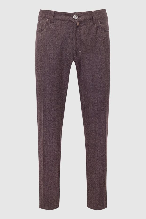 Stefano Ricci pure wool trousers in rich brown 162923 - photo 1