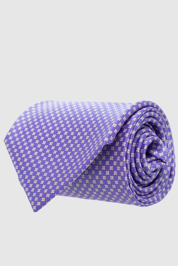 Stefano Ricci men's lavender silk tie with micro-pattern 162947 - photo 1