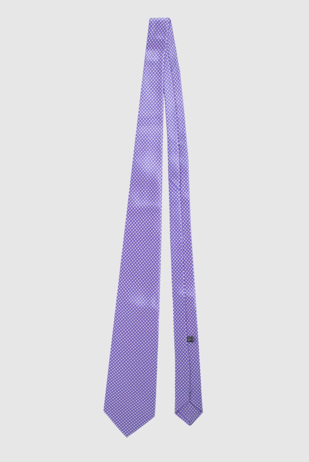 Stefano Ricci men's lavender silk tie with micro-pattern 162947 - photo 3