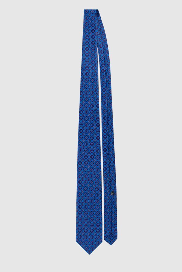 Stefano Ricci blue silk tie with diamonds and burgundy accents 162962 - photo 3