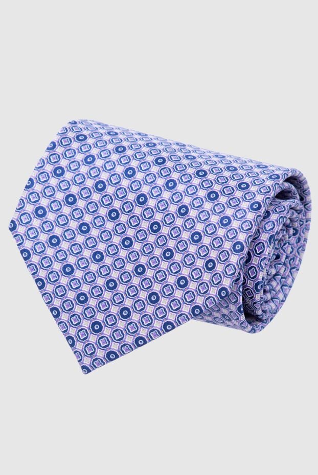 Stefano Ricci men's lavender silk tie with contrasting geometric micro-pattern 162967 - photo 1