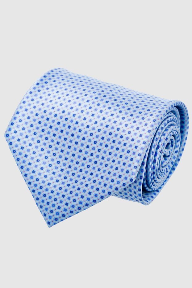 Stefano Ricci blue silk tie with a dotted pattern 162998 - photo 1