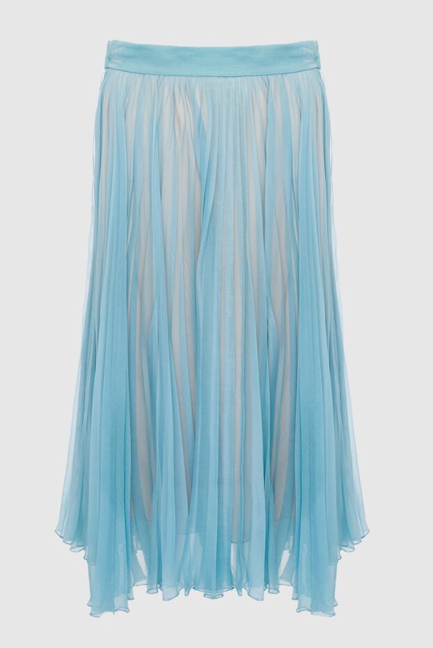 Gucci woman blue silk and elastane skirt for women buy with prices and photos 163143 - photo 1