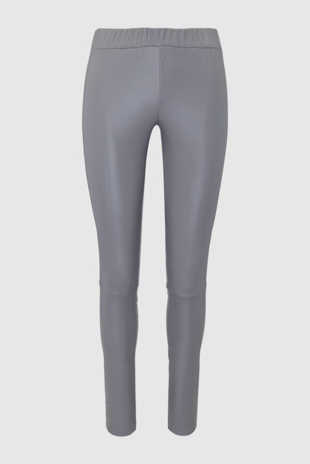 Max&Moi женские брюки из кожи серые женские купить с ценами и фото 163167 - фото 1