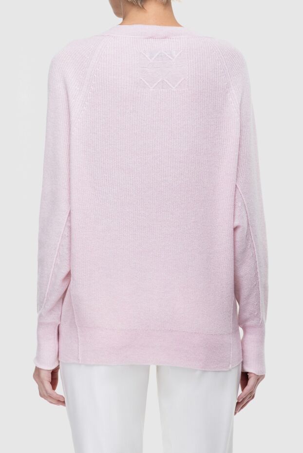 Max&Moi basic cashmere jumper with a smooth knit and a distinctive neckline 163177 - photo 3
