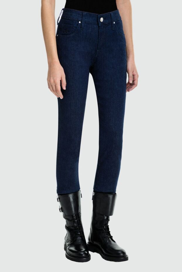 Jacob Cohen women's blue straight jeans made of thick denim 163196 - photo 3